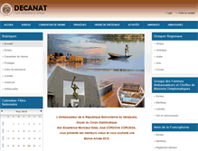 Tablet Screenshot of decanatcd-sn.org